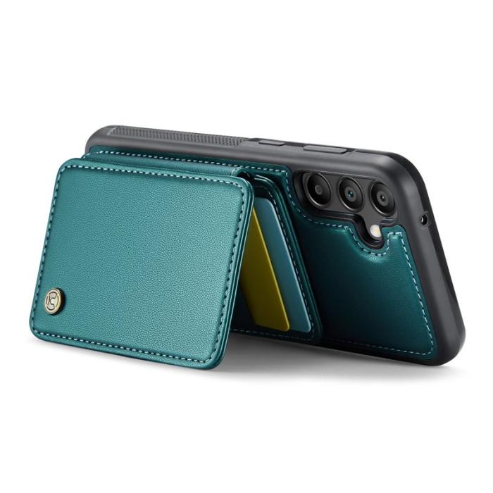 JEEHOOD - JEEHOOD J05 Fodral för Samsung Galaxy A35 5G Läder Cyan