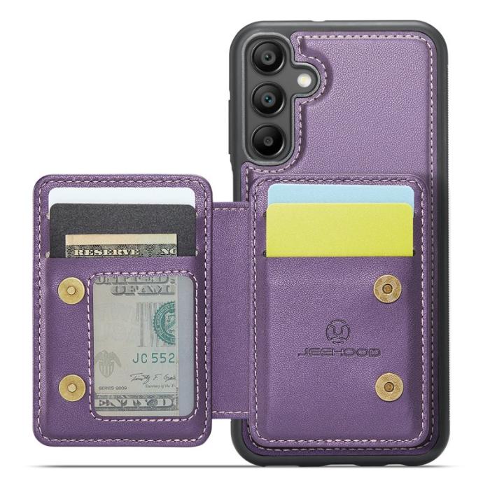 JEEHOOD - JEEHOOD J05 Fodral för Samsung Galaxy A35 5G Läder Lila