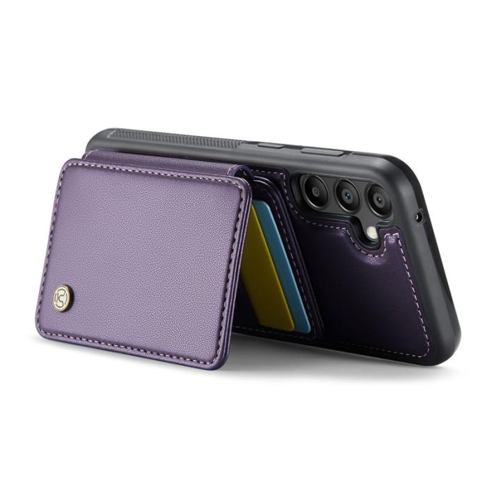 JEEHOOD - JEEHOOD J05 Fodral för Samsung Galaxy A35 5G Läder Lila