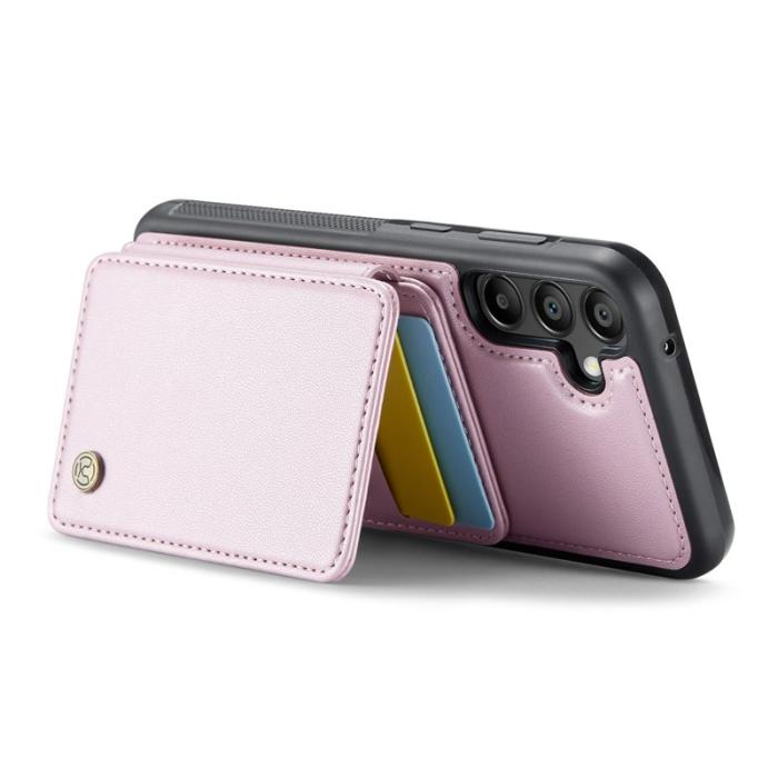 JEEHOOD - JEEHOOD J05 Fodral för Samsung Galaxy A35 5G Läder Rosa