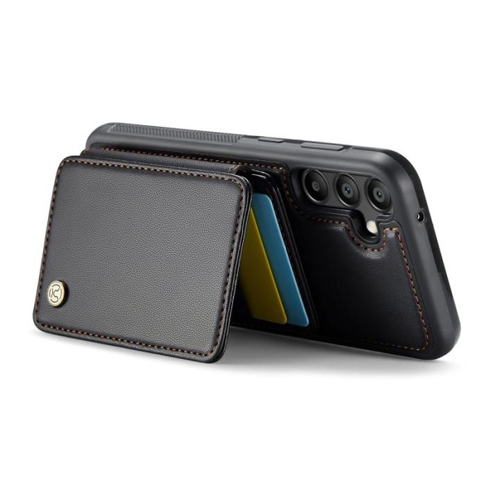 JEEHOOD - JEEHOOD J05 Fodral för Samsung Galaxy A35 5G Läder Svart