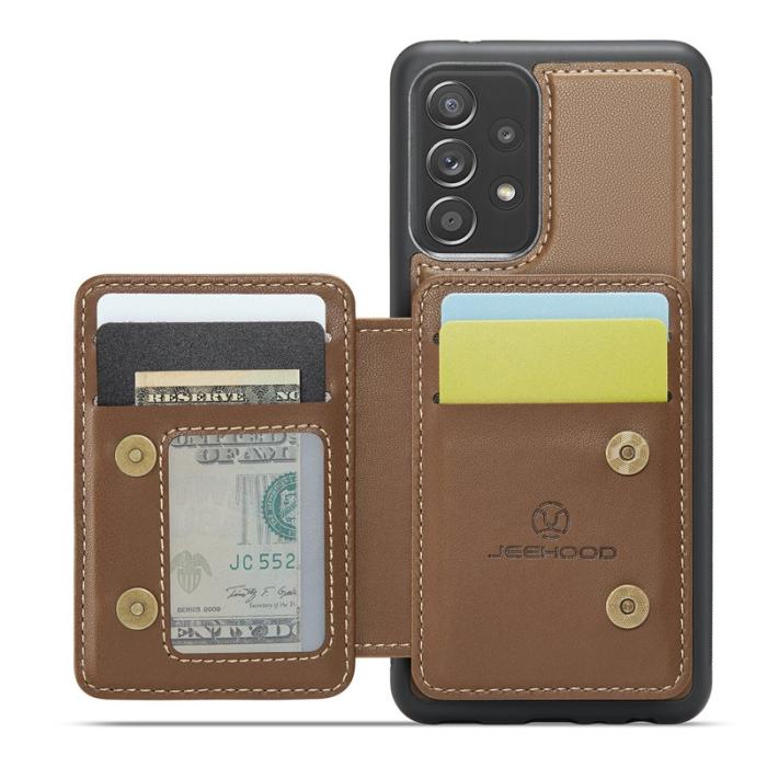 JEEHOOD - JEEHOOD J05 Fodral för Samsung Galaxy A53 5G Läder Brun