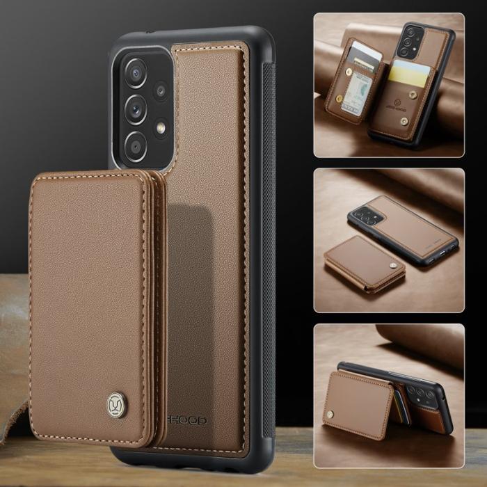 JEEHOOD - JEEHOOD J05 Fodral för Samsung Galaxy A53 5G Läder Brun