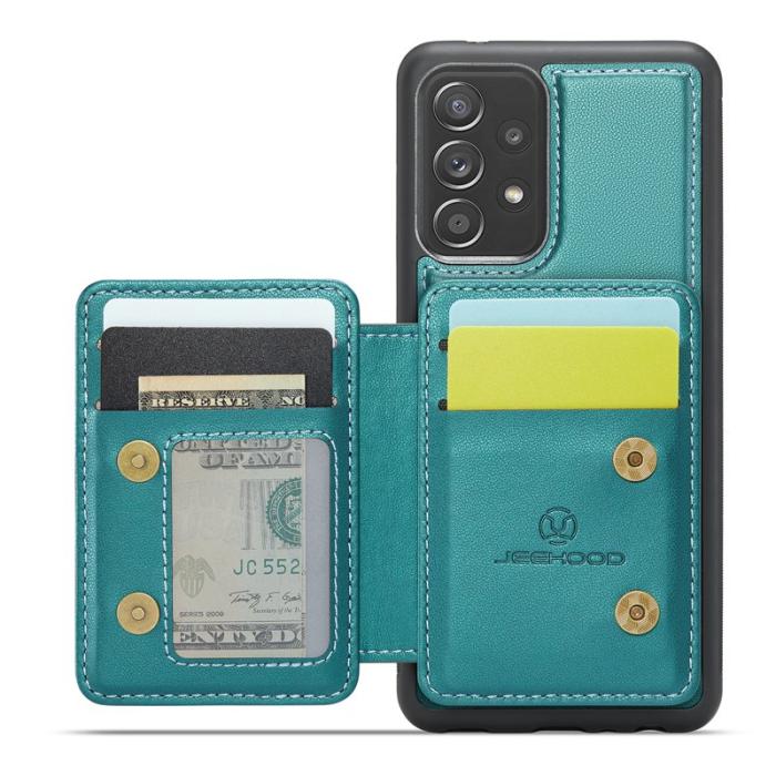 JEEHOOD - JEEHOOD J05 Fodral för Samsung Galaxy A53 5G Läder Cyan