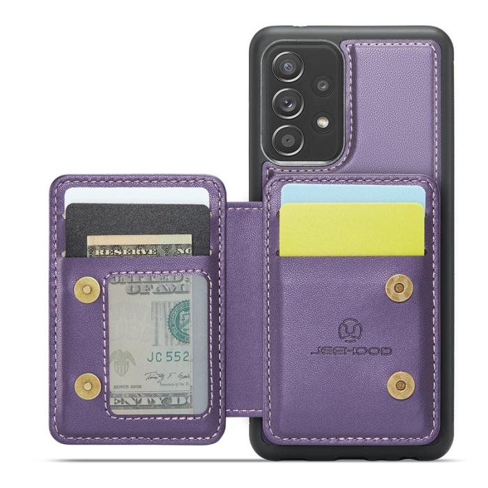 JEEHOOD - JEEHOOD J05 Fodral för Samsung Galaxy A53 5G Läder Lila