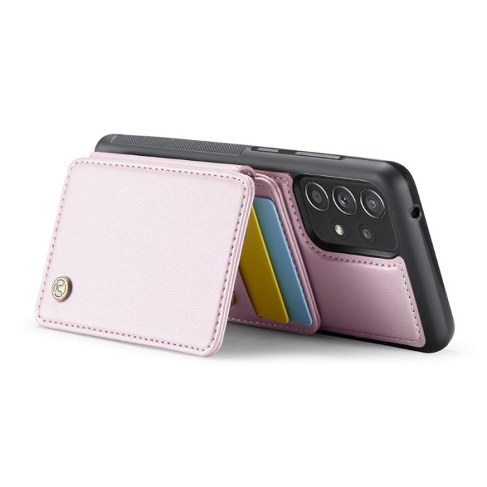 JEEHOOD - JEEHOOD J05 Fodral för Samsung Galaxy A53 5G Läder Rosa