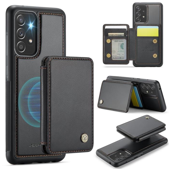JEEHOOD - JEEHOOD J05 Fodral för Samsung Galaxy A53 5G Läder Svart
