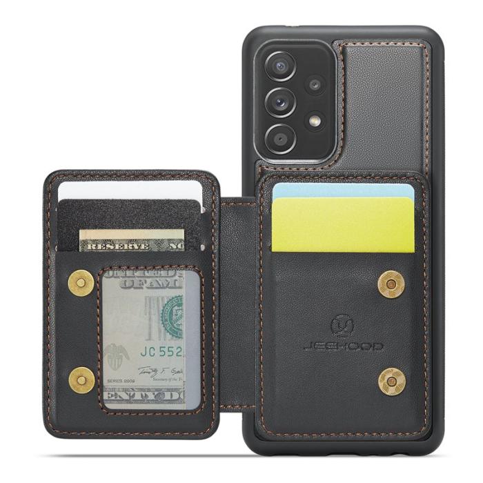JEEHOOD - JEEHOOD J05 Fodral för Samsung Galaxy A53 5G Läder Svart