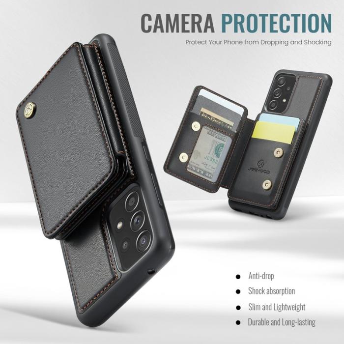 JEEHOOD - JEEHOOD J05 Fodral för Samsung Galaxy A53 5G Läder Svart