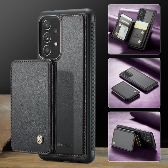 JEEHOOD - JEEHOOD J05 Fodral för Samsung Galaxy A53 5G Läder Svart