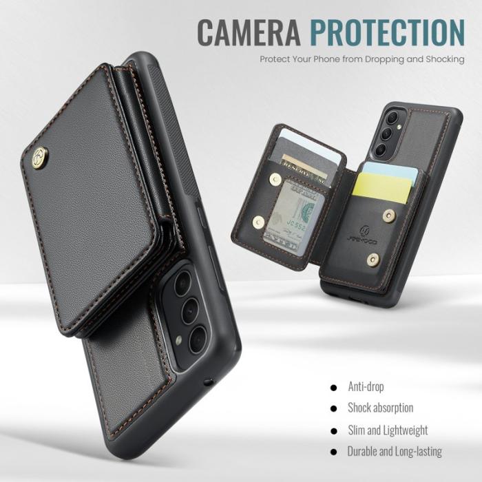 JEEHOOD - JEEHOOD J05 Fodral för Samsung Galaxy A54 5G Läder Svart