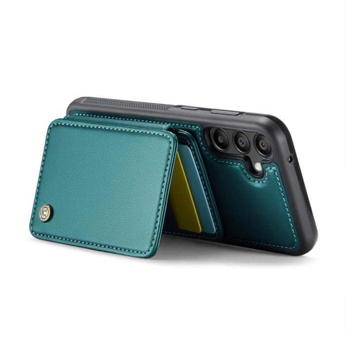 JEEHOOD - JEEHOOD J05 Fodral för Samsung Galaxy A55 5G i läder - Cyan