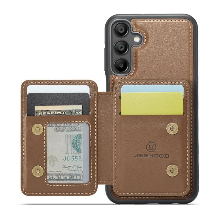 JEEHOOD - JEEHOOD J05 Fodral för Samsung Galaxy A55 5G Läder Brun