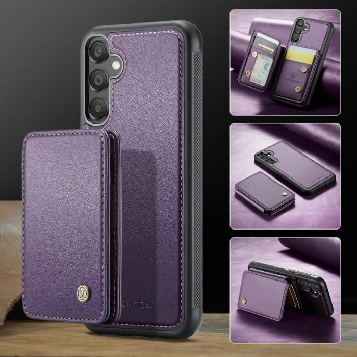 JEEHOOD - JEEHOOD J05 Fodral för Samsung Galaxy A55 5G Läder Lila