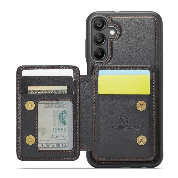 JEEHOOD - JEEHOOD J05 Fodral för Samsung Galaxy A55 5G Läder Svart