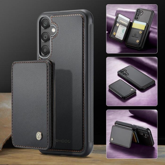 JEEHOOD - JEEHOOD J05 Fodral för Samsung Galaxy A55 5G Läder Svart