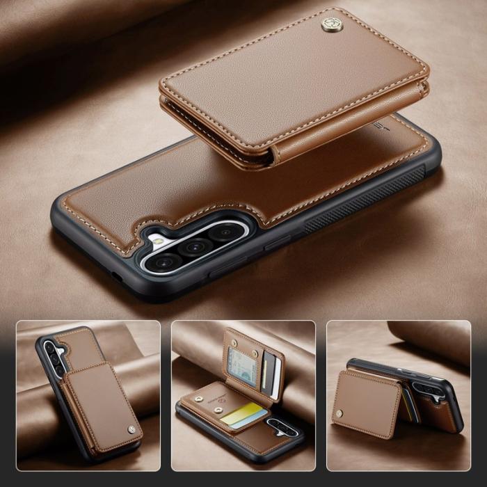 JEEHOOD - JEEHOOD J05 Fodral för Samsung Galaxy A56 5G - Brun