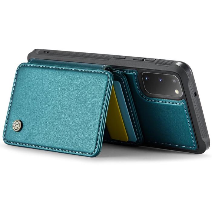 JEEHOOD - JEEHOOD J05 Fodral för Samsung Galaxy S20 4G/5G Läder Cyan