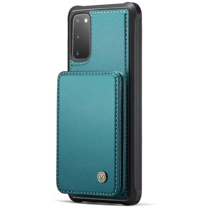 JEEHOOD - JEEHOOD J05 Fodral för Samsung Galaxy S20 4G/5G Läder Cyan