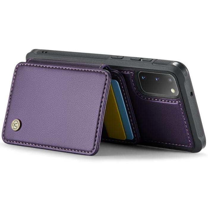 JEEHOOD - JEEHOOD J05 Fodral för Samsung Galaxy S20 4G/5G Läder Lila
