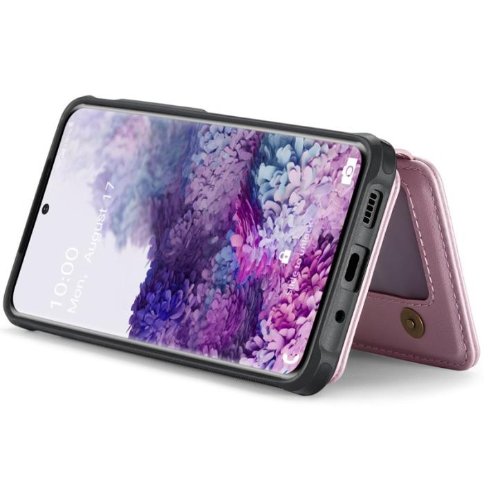 JEEHOOD - JEEHOOD J05 Fodral för Samsung Galaxy S20 4G/5G Läder Rosa