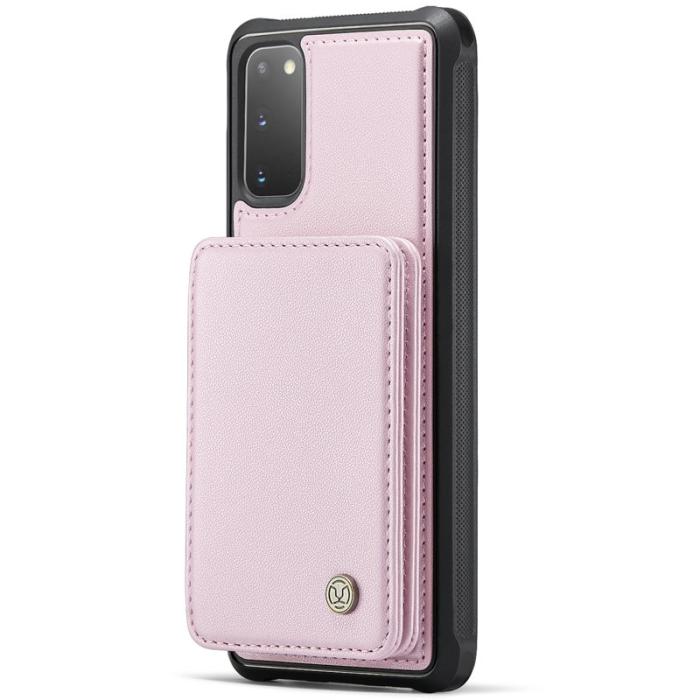 JEEHOOD - JEEHOOD J05 Fodral för Samsung Galaxy S20 4G/5G Läder Rosa