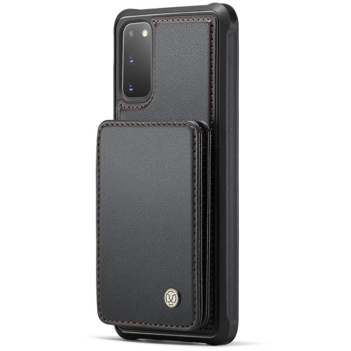 JEEHOOD - JEEHOOD J05 Fodral för Samsung Galaxy S20 4G/5G Läder Svart