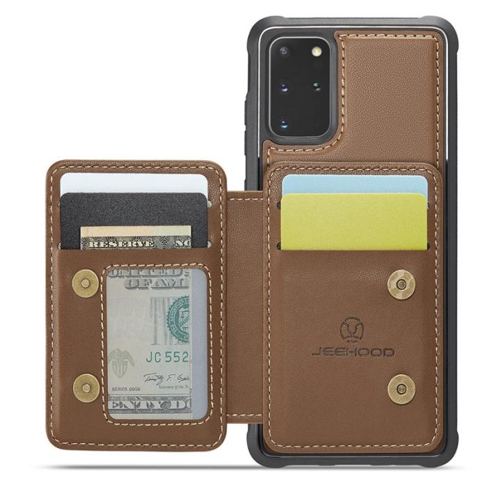 JEEHOOD - JEEHOOD J05 Fodral för Samsung Galaxy S20 Plus 5G - Brun