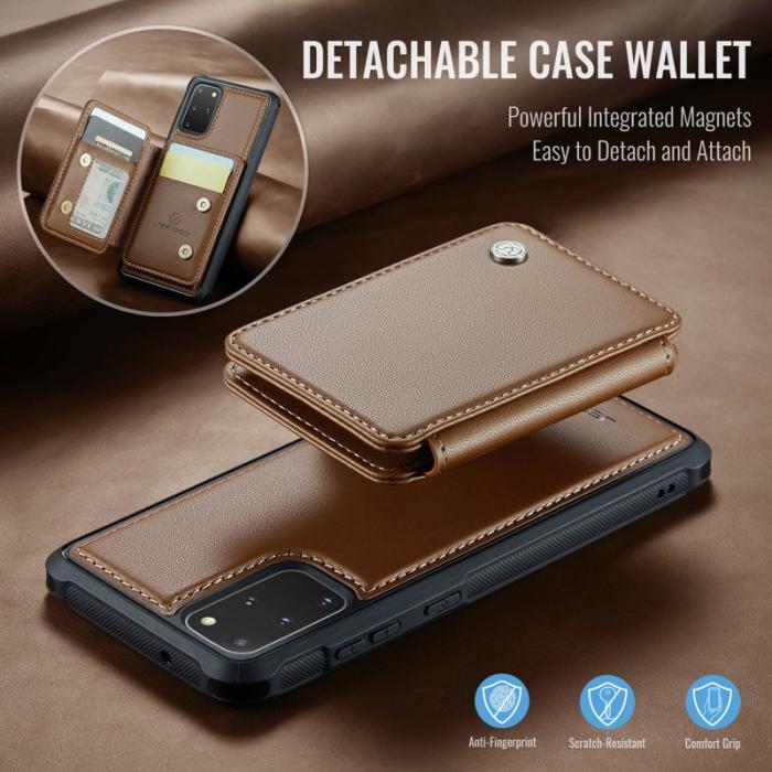 JEEHOOD - JEEHOOD J05 Fodral för Samsung Galaxy S20 Plus 5G - Brun