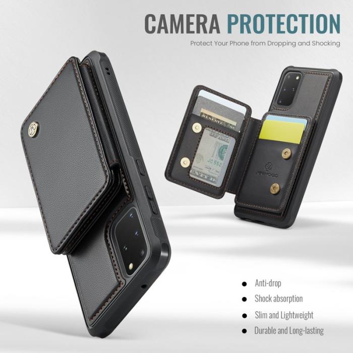 JEEHOOD - JEEHOOD J05 Fodral för Samsung Galaxy S20 Plus 5G - Svart