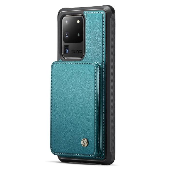 JEEHOOD - JEEHOOD J05 Fodral för Samsung Galaxy S20 Ultra Läder Cyan