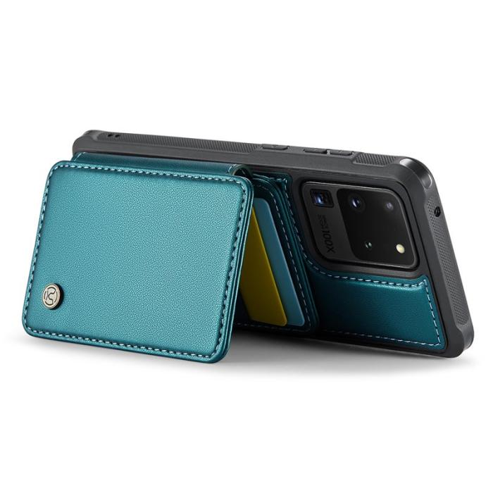 JEEHOOD - JEEHOOD J05 Fodral för Samsung Galaxy S20 Ultra Läder Cyan