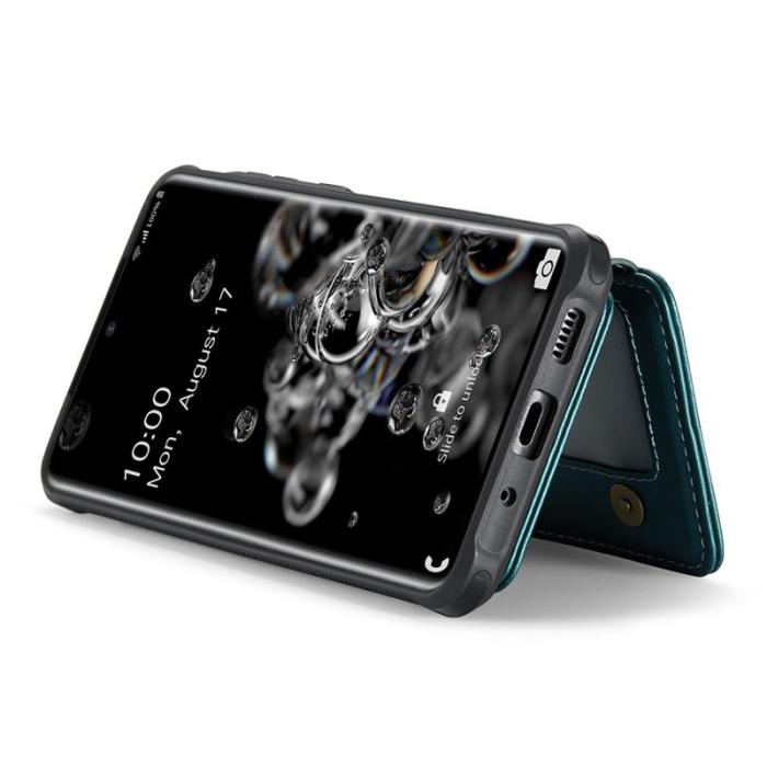 JEEHOOD - JEEHOOD J05 Fodral för Samsung Galaxy S20 Ultra Läder Cyan