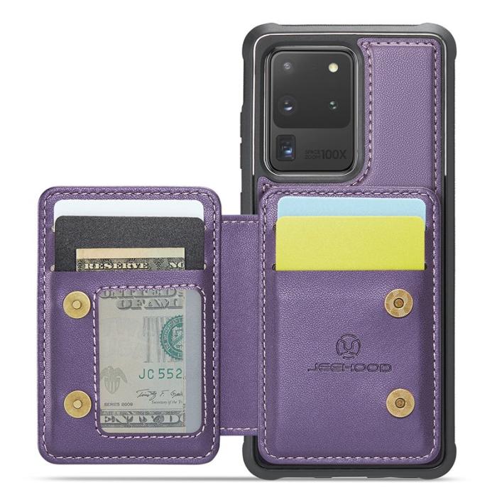 JEEHOOD - JEEHOOD J05 Fodral för Samsung Galaxy S20 Ultra Läder Lila