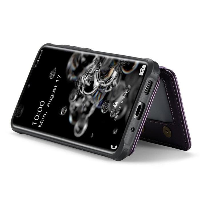 JEEHOOD - JEEHOOD J05 Fodral för Samsung Galaxy S20 Ultra Läder Lila