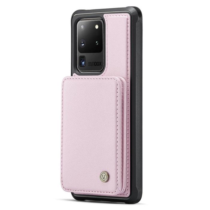JEEHOOD - JEEHOOD J05 Fodral för Samsung Galaxy S20 Ultra Läder Rosa