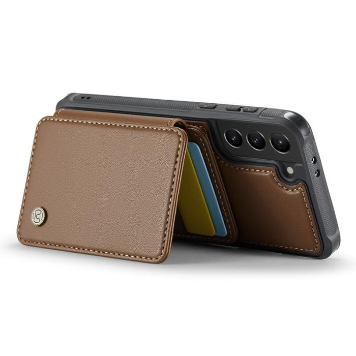 JEEHOOD - JEEHOOD J05 Fodral för Samsung Galaxy S21 5G - Läder - Brun