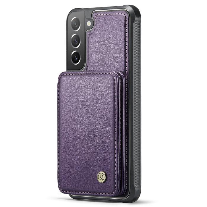 JEEHOOD - JEEHOOD J05 Fodral för Samsung Galaxy S21 FE 5G Läder Lila