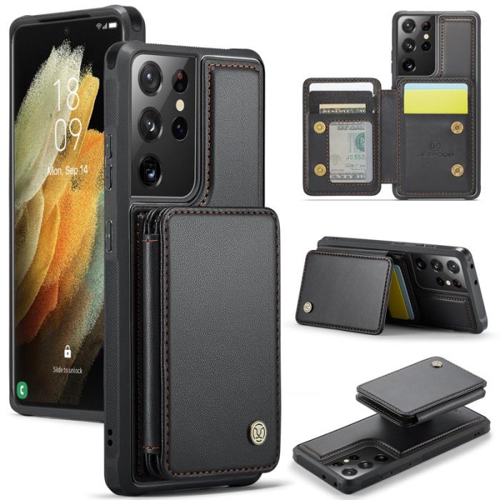 JEEHOOD - JEEHOOD J05 Fodral för Samsung Galaxy S21 Ultra 5G - Svart