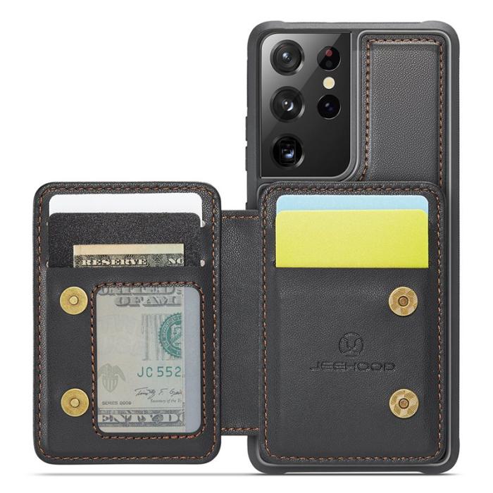 JEEHOOD - JEEHOOD J05 Fodral för Samsung Galaxy S21 Ultra 5G - Svart