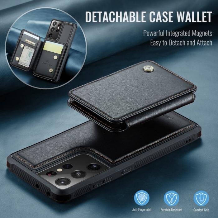 JEEHOOD - JEEHOOD J05 Fodral för Samsung Galaxy S21 Ultra 5G - Svart