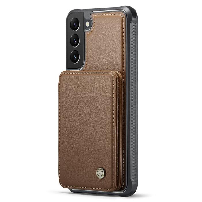 JEEHOOD - JEEHOOD J05 Fodral för Samsung Galaxy S22 5G Läder Brun