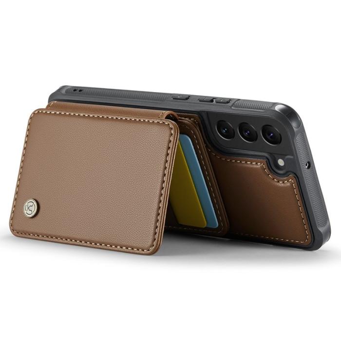 JEEHOOD - JEEHOOD J05 Fodral för Samsung Galaxy S22 5G Läder Brun