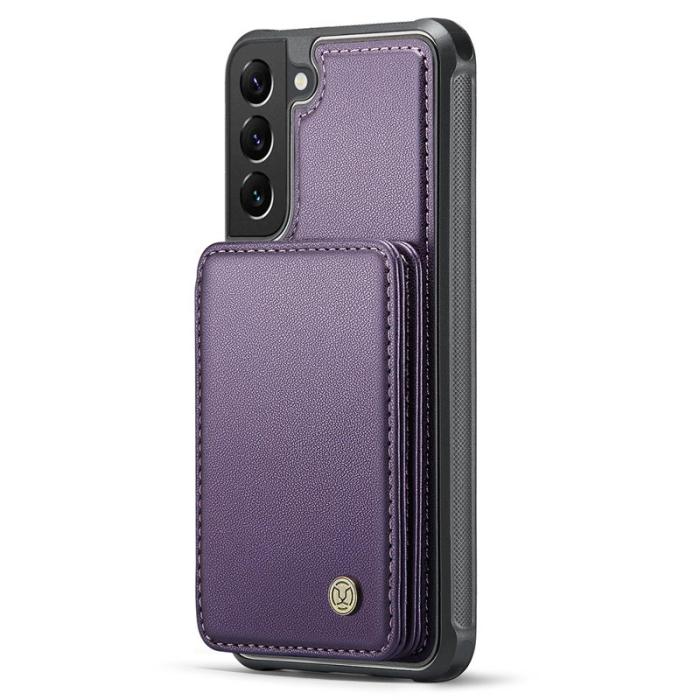 JEEHOOD - JEEHOOD J05 Fodral för Samsung Galaxy S22 5G Läder Lila