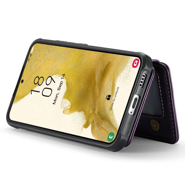 JEEHOOD - JEEHOOD J05 Fodral för Samsung Galaxy S22 5G Läder Lila