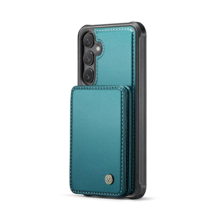 JEEHOOD - JEEHOOD J05 Fodral för Samsung Galaxy S23 FE i läder - Cyan