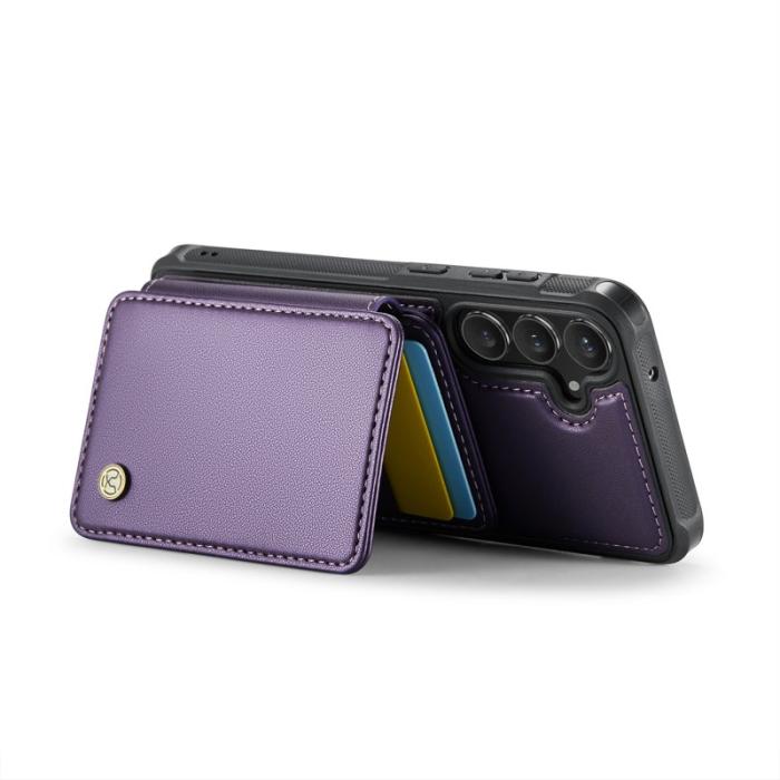 JEEHOOD - JEEHOOD J05 Fodral för Samsung Galaxy S23 FE Läder Lila