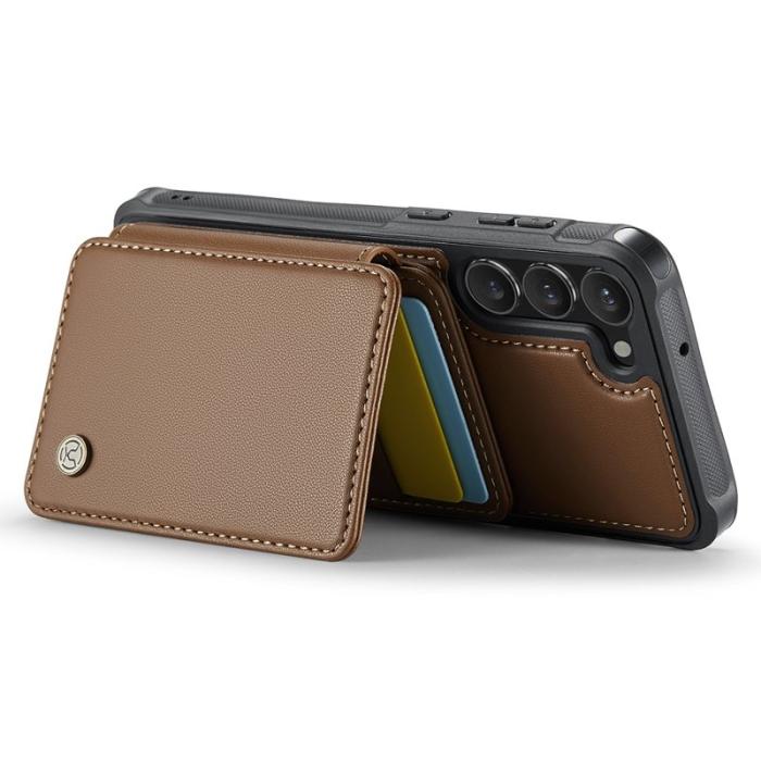 JEEHOOD - JEEHOOD J05 Fodral för Samsung Galaxy S23+ Läder Brun