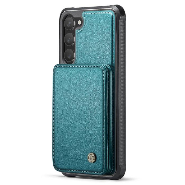 JEEHOOD - JEEHOOD J05 Fodral för Samsung Galaxy S23+ Läder Cyan