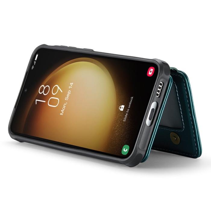 JEEHOOD - JEEHOOD J05 Fodral för Samsung Galaxy S23+ Läder Cyan